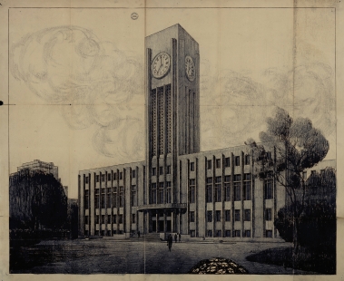 Radnice v Boulogne-Billancourt - Varianta z roku 1927