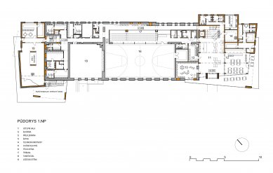 Leisure Centre - Floor plan 1st floor
