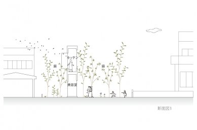 Forest House in the City - Řez - foto: Studio Velocity