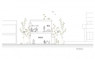 Forest House in the City - Řez - foto: Studio Velocity