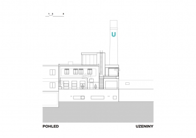 Bývalá Výrobna uzenin - Pohled - foto: Atelier Hoffman