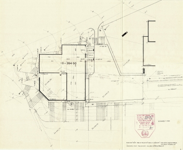 Family house of architect Růžena Žertová - Situation