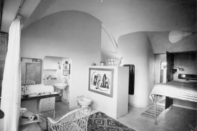 Le Corbusierův byt s ateliérem - Historický snímek