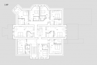 Interior of Villa Rosenaw - Floor plan 3rd floor