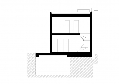 Rodinný dům Dolní Kounice - Řez - foto: NEW WORK