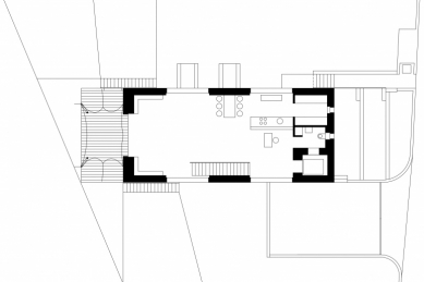 Villa in Troja - Floor plan - foto: Šrámková architekti