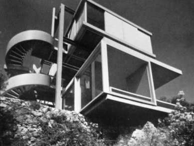 Maison de l'Iran - Villa Ex v Cap d'Antibes z roku 1960 od André Bloc a Claude Parent