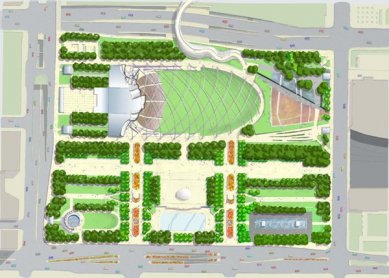 Millennium Park - Millennium Park Rendering - foto: Courtesy of OWP/P