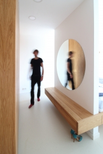 Interior of an apartment in a rooftop extension in Pardubice - foto: Ing. arch. Petra Měrková