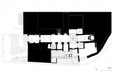 Rehabilitation of the Church of the Convent of São Francisco in Portalegre - Floor plan of the first floor - foto: CCG Arquitectos