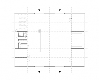 White Shed - Půdorys - foto: atelier 111 architekti