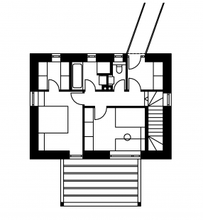 Family house by the Slapy Reservoir - Floor plan - foto: Stempel & Tesar architekti