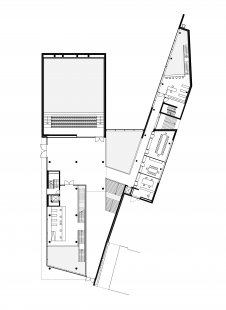 Univerzitní knihovna ve Výmaru - Půdorys přízemí - foto: meck architekten