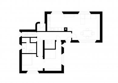 Rekonstrukce letního domku v Humpolci - Půdorys - foto: schwestern