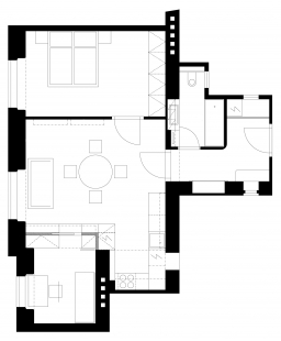 Apartment with a hidden room - <translation>Patorys proposal</translation> - foto: schwestern