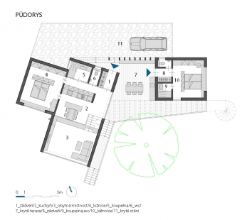 Weekend house above the quarry - <translation>Pland</translation> - foto: BLOK_architekti