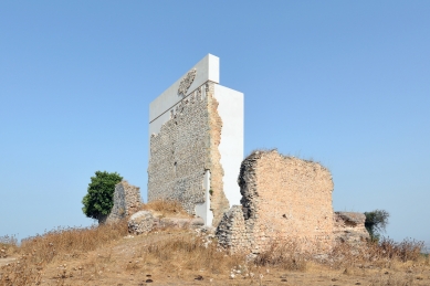 Obnova věže hradu Matrera - foto: Petr Šmídek, 2018