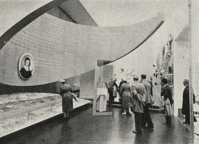 Československý pavilon na světové výstavě Expo 58 - Expozice Věda, písemnictví, hudba