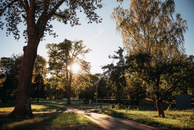 Revitalizace Parku A. Jiráska v Hronově - foto: Honza Bartoň