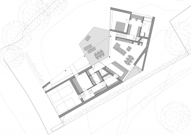 Family house in northeastern Bohemia - Floor plan 1st floor