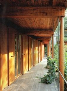 Apartment Building along a Party Wall 