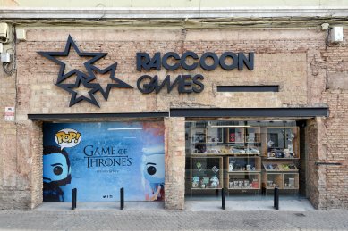 Komiksová prodejna Raccoon Games - foto: Petr Šmídek, 2018