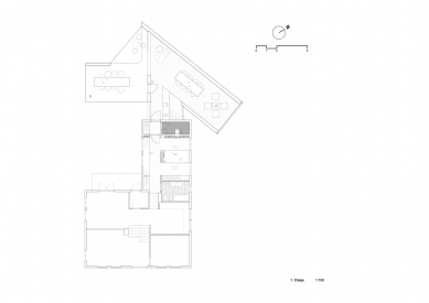 Dům L15 - Půdorys - foto: Sunniva Rosenberg Arkitektur