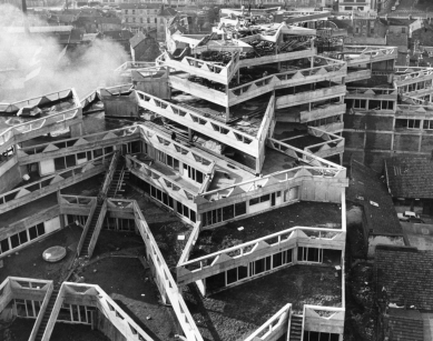 Sociální bydlení Hvězdy - Fotografie z průběhu realizace roku 1973