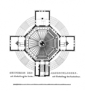 The Hunting Lodge Radziwill - Půdorys - foto: K.F.Schinkel