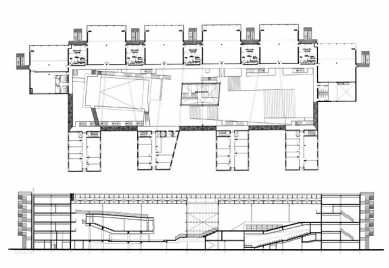 Škola architektury Marne-la-Vallée - Výkresy vítězného soutěžního návrhu - foto: © Bernard Tschumi Architects