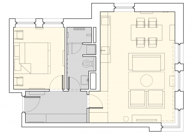 Krkonošský apartmán Horní Mísečky - Půdorys