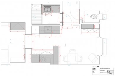 Nájemní byt v Plzni na Slovanech  - Truhlářský výkres - foto: architectureMADE