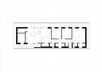 Dům v Křižánkách - Půdorys - foto: Kuba a Pilař architekti