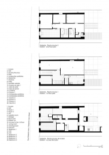 Robert Ivens House - Půdorysy původního stavu z roku 1961 - foto: Castanheira & Bastai Architects