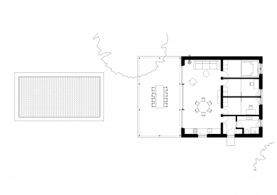 Letný dom - Půdorys přízemí - foto: Totalstudio