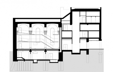 Rekonstrukce a dostavba synagogy v Praze - foto: ZNAMENÍ ČTYŘ - architekti