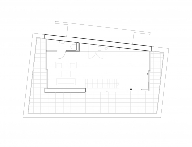 House in Perchtoldsdorf near Vienna - Floor plan of the 2nd floor - foto: Jan Proksa