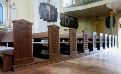 Nové kostelní lavice pro kostel v Kunčicích pod Ondřejníkem
