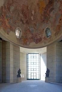 Pavilon pro Reinerovu fresku u zámku Duchcov - foto: Petr Šmídek, 2020