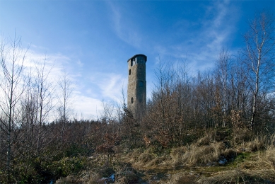 Turistická kamenná rozhledna Brdo – Chřiby - foto: Petr Šmídek, 2009