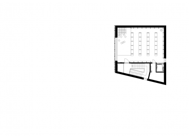 Knihovna v Hrádku nad Nisou - Půdorys 3NP
