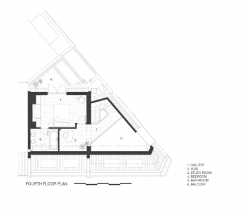 Widegate Street Apartments - Ground plan 5th floor