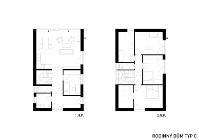 Residential complex Bolevec - Floor plans type C - foto: projectstudio8