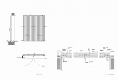 Hřbitov Estrela  - Dveře - foto: Pedro Pacheco arquitectos