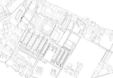 Campo di Marte housing - Axonometrie