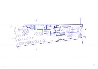 Winery Nešetřil - Ground floor plan 1st floor