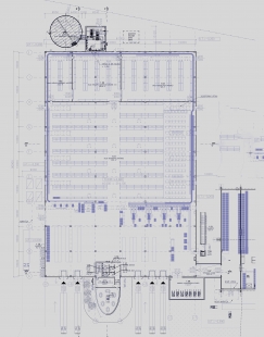 Výrobní hala WÜRTH - Půdorys 1NP