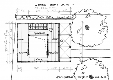 Yellow hut  - <translation>Plaid of the gallery</translation> - foto: ARCHWERK