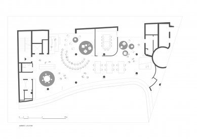 Kanceláře Manifesto & reSITE - Dispozice pro pořádání přednášek - foto: Marco Maio Architect