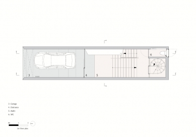 House in Minami-Tanabe - Půdorys přízemí - foto:  FujiwaraMuro Architects